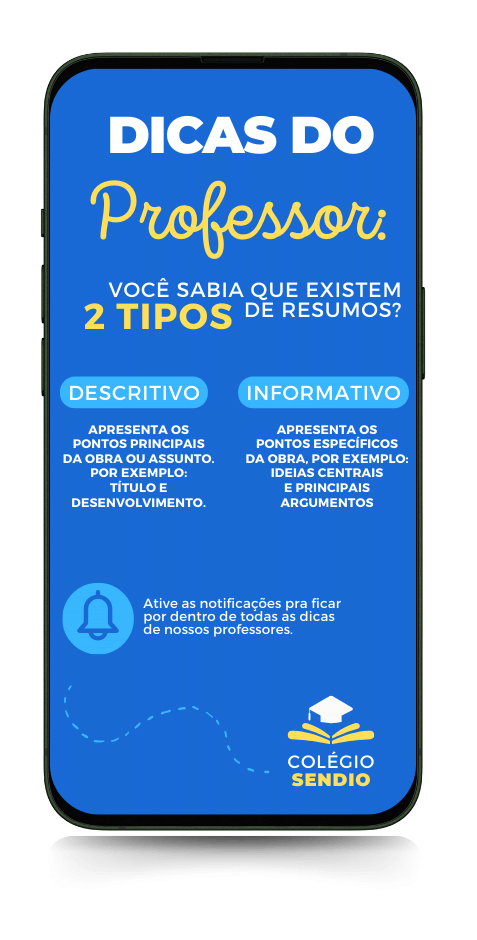 Imagem de um celular exibindo uma conversa com um chatbot, facilitando a interação e a comunicação escolar.