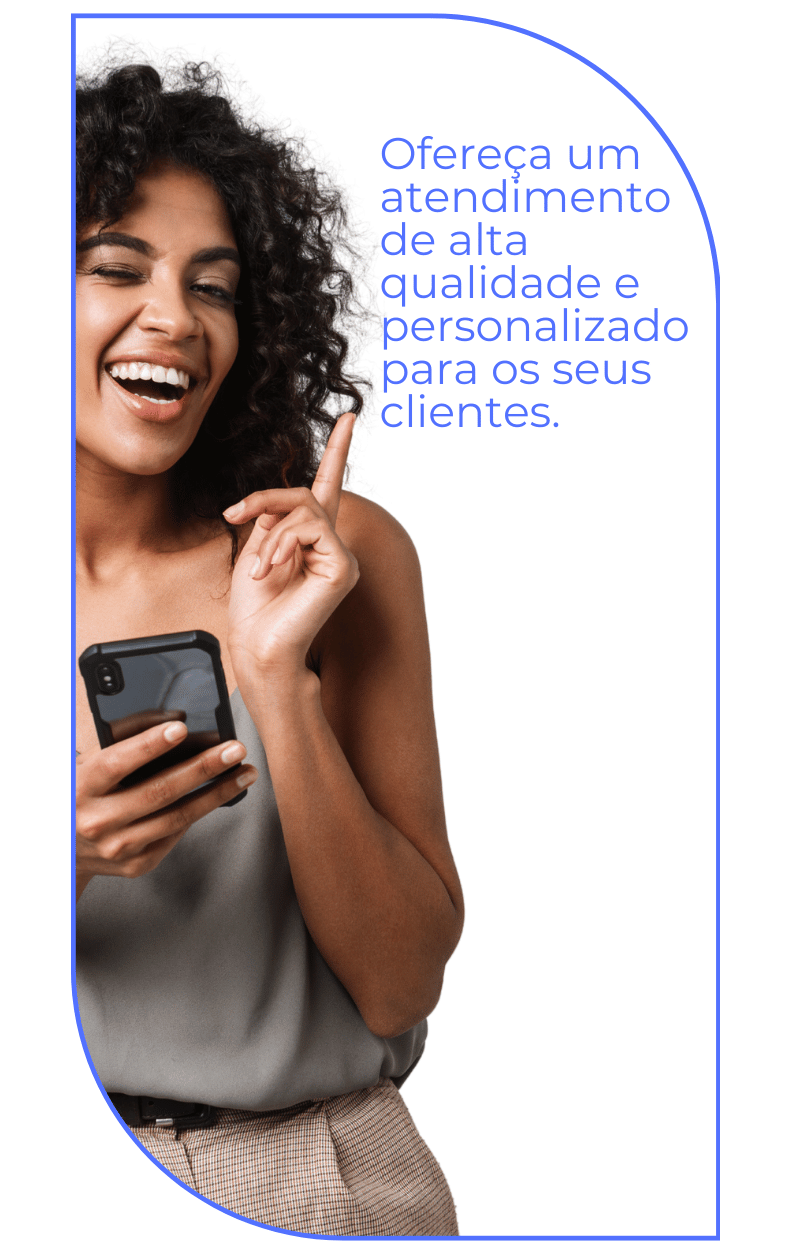 Chatbot para o cliente: uma imagem de um chatbot projetado para interagir com os clientes via whatsapp